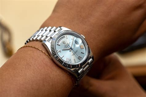 actual amount of platinum in a rolex day date|newest rolex platinum day date.